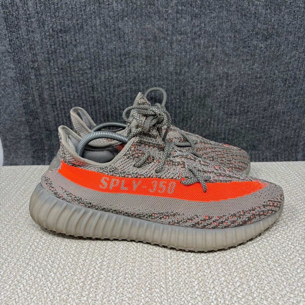 Adidas Yeezy Boost 350 V2 Beluga Reflective Grey Orange Men's Size 12 GW1229
